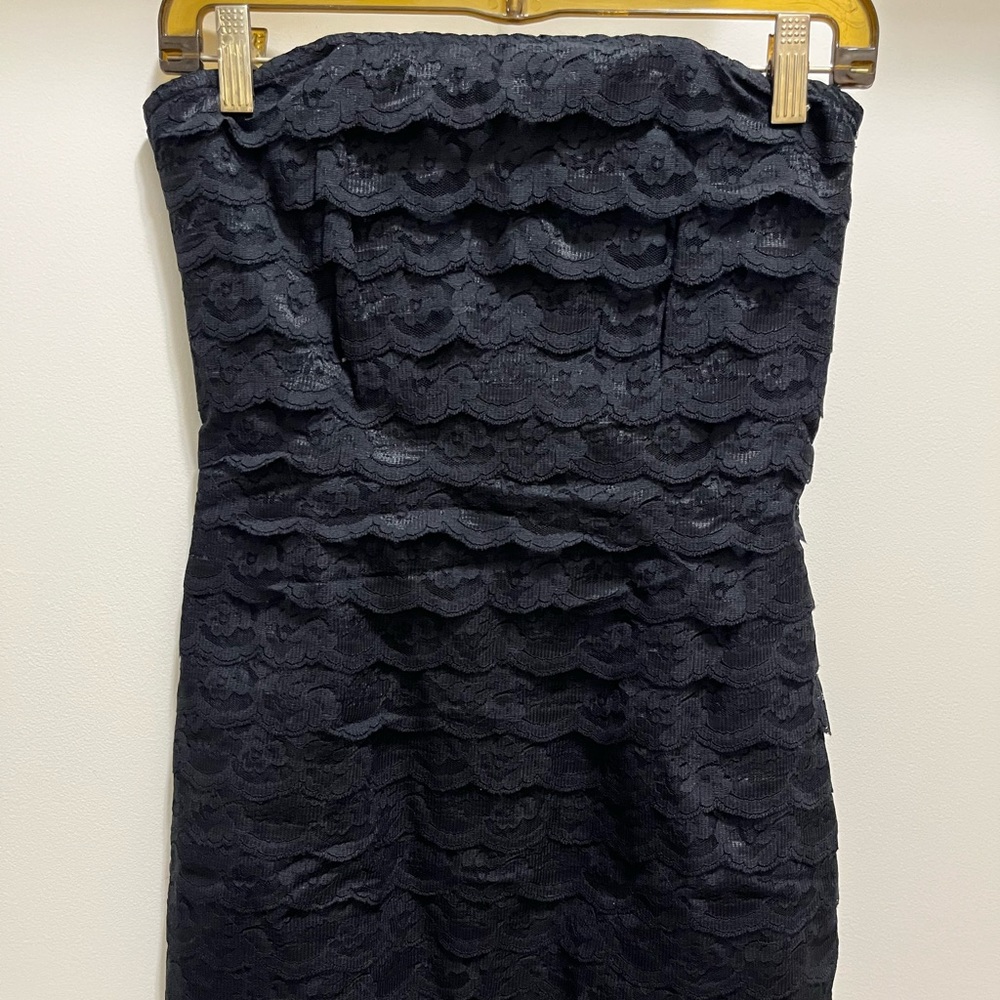 Black Lace Mini Dress